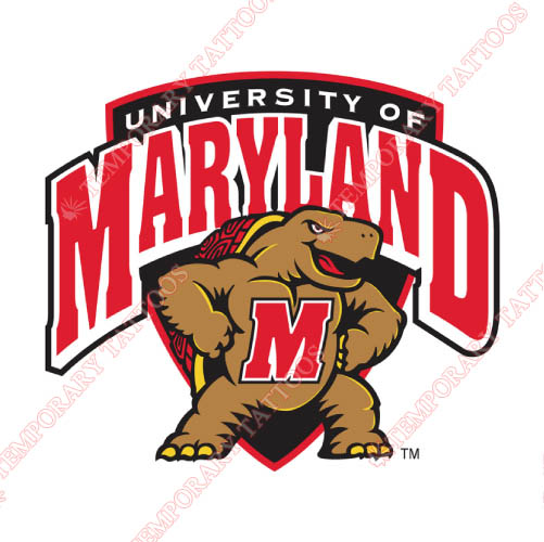 Maryland Terrapins Customize Temporary Tattoos Stickers NO.4989